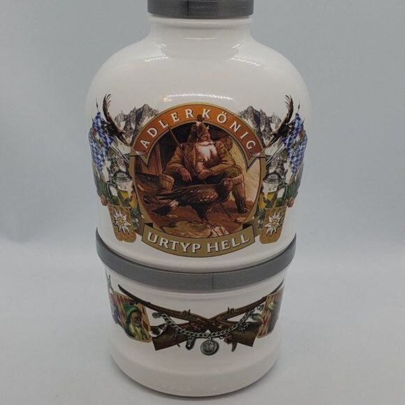 Bavarian EMPTY Ceramic Adlerkoenig Beer Pitcher